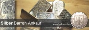 Silber Barren Ankauf - Barren und Bullionsilber verkaufen bei Goldankauf-Rosenheim.de